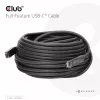 CLUB3D 15M pilnvērtīgs USB-C® kabelis / 49,21 pēdas 8K60Hz 10Gbps 60W
