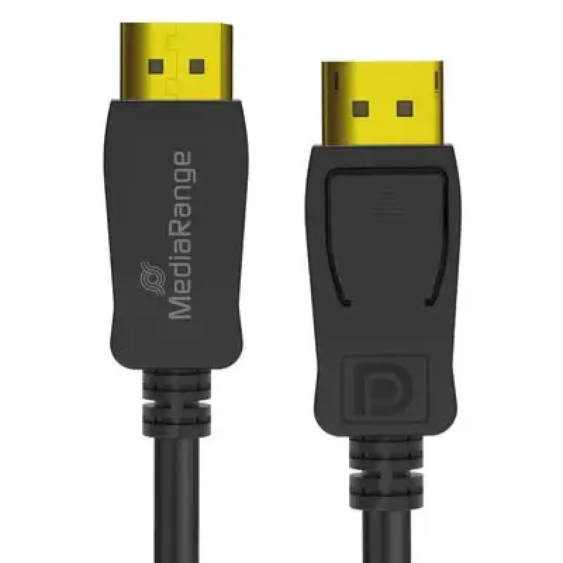 DisplayPort kabelis MediaRange MRCS248 2 m, DisplayPort uz DisplayPort, melns