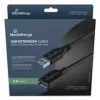 USB A uz USB A kabelis MediaRange MRCS241 USB 3.2 Gen 1 (5 Gbit/s) 5 m Melns