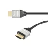 j5create JDC52 Ultra HD 4K HDMI™ kabelis, melns un pelēks, 2 m