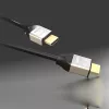 j5create JDC52 Ultra HD 4K HDMI™ kabelis, melns un pelēks, 2 m