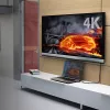 j5create JDC52 Ultra HD 4K HDMI™ kabelis, melns un pelēks, 2 m