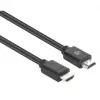 Manhattan HDMI 4K@60Hz kabelis ar Ethernet, 5m, piemērots VISIEM 4K un 1080p/HD lietojumiem - jauninot tagad vai sagatavojoties nākotnei, vīrišķais uz vīrišķo, melns, Ultra HD 4k x 2k, mūža garantija, Premium High Speed, līdzvērtīgs HDMM5MP