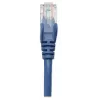 Intellinet tīkla ielāpu vads, Cat5e, 1 m, zils, CCA, U/UTP, PVC, RJ45, apzeltīti kontakti, bez aizķeršanās, ar apvalku, mūža garantija