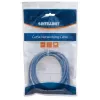 Intellinet tīkla komutācijas kabelis, Cat5e, 3 m, zils, CCA, U/UTP, PVC, RJ45, apzeltīti kontakti, bez aizķeršanās, ar aizsarguzmavu, mūža garantija