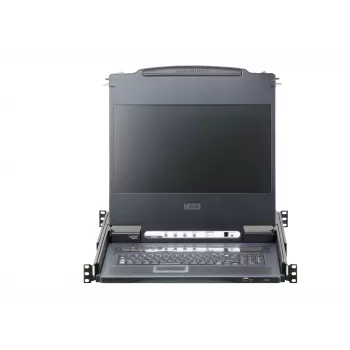 ATEN 8-Port 17.3 inch DVI Full HD LCD KVM Switch (USB), 43.9 cm (17.3 inch), 1920 x 1080 pixels, LCD, 250 cd/m², 800:1, 170°