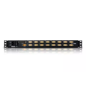 ATEN CL5716N plauktā iebūvējama konsole 48,3 cm (19 collas) melna 1U