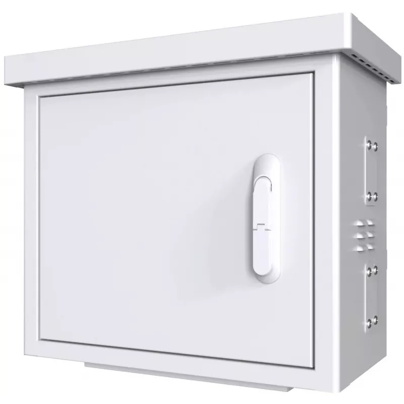Rack cabinet Lanview RCCTV002 0U, IP66, 600×300×550 mm, 40 kg, balta