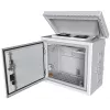 Rack cabinet Lanview RCCTV002 0U, IP66, 600×300×550 mm, 40 kg, balta