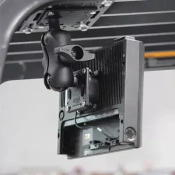 RAM Mounts triecienu slāpētāja adapteris RAM-SHOCK-75U 75mm VESA montāžas atveres melns