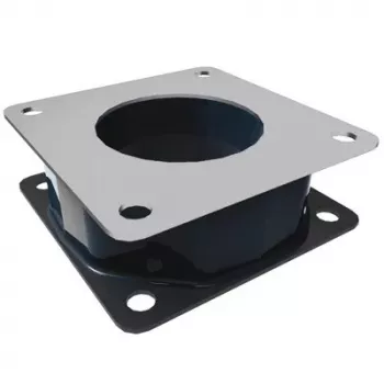 RAM Mounts triecienu slāpētāja adapteris RAM-SHOCK-75U 75mm VESA montāžas atveres melns