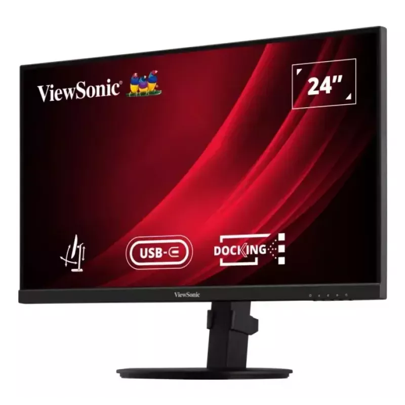 Viewsonic VG Series VG2409U-2 datora monitors 60,5 cm (23,8 collas) 1920 x 1080 pikseļi Full HD LED Melns
