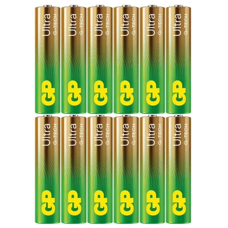 Vienreizlietojama sārma baterija GP GP24AU AAA 44,5 mm augstums 11,5 g cilindriska glabāšanas laiks 10 gadi sertificēta atbilstoši IEC 60086-2:2021