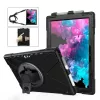 Vāciņš eSTUFF AUSTIN Defender Case priekš Microsoft Surface Pro 7+/7/6/5/4 Melns