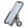 Pasīvais turētājs Cellularline Rider Steel Universal mobilajam tālrunim melns