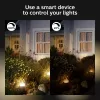 Āra viedais sienas gaismeklis Philips Hue balta Welcome Floodlight, 20.5W LED, 220–240V ieeja, 24V spuldze, melns, 160×220×153 mm