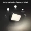 Āra viedais sienas gaismeklis Philips Hue balta Welcome Floodlight, 20.5W LED, 220–240V ieeja, 24V spuldze, melns, 160×220×153 mm