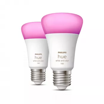 Philips Hue balta and colour ambience A60 – E27 viedā spuldze – 1100 (2 iepakojumā)