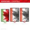 Displex planšetdatora stikls (9H) Samsung Galaxy Tab S7/S8/S9/S9 FE/S10 FE/S10 Lite, Eco montāžas rāmis, neplīstošs
