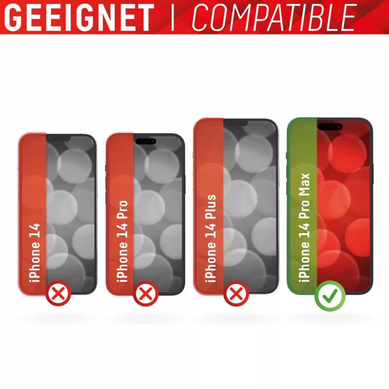 Displex Smart Glass (9H) Apple iPhone 14 Pro Max, montāžas uzlīme, neplīstošs, īpaši plāns, neredzams