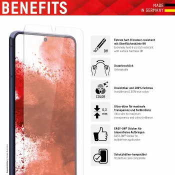 Displex Smart Glass (9H) Samsung Galaxy A52/A52(s) 5G/A53 5G, montāžas uzlīme, neplīstošs, īpaši plāns, neredzams