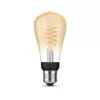 Viedā spuldze Philips ST64 Edison E27 Bluetooth/Zigbee, 7 W, caurspīdīga, 60×135 mm