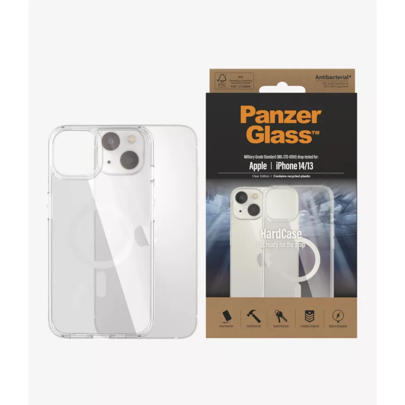 PanzerGlass HardCase MagSafe Transparent mobile phone case 15.5 cm (6.1 inch) Cover