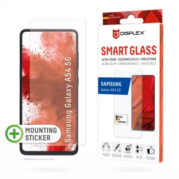 Displex Smart Glass (9H) Samsung Galaxy A54 5G, montāžas uzlīme, nesalaužams