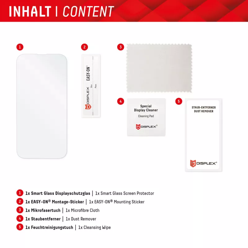 Displex Smart Glass (9H) Samsung Galaxy A54 5G, montāžas uzlīme, nesalaužams