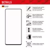Displex Full Cover ekrāna aizsargs (10H) Samsung Galaxy A54 5G, Eco montāžas rāmis, pilns pārklājums