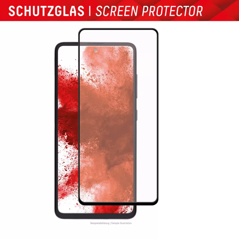 Displex Full Cover ekrāna aizsargs (10H) Samsung Galaxy A54 5G, Eco montāžas rāmis, pilns pārklājums