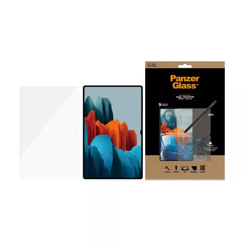 PanzerGlass® ekrāna aizsargs Samsung Galaxy Tab S8 Ultra | S9 Ultra | īpaši plata piemērotība