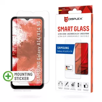 Displex Smart Glass (9H) Samsung Galaxy A34 5G, montāžas uzlīme, neplīstošs, īpaši plāns, neredzams