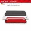 Displex Privātuma ekrāna aizsargs (10H) Apple iPhone 15/15 Pro, EASY-ON® Eco montāžas rāmis, privātuma filtrs