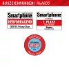 Displex Privātuma ekrāna aizsargs (10H) Apple iPhone 15/15 Pro, EASY-ON® Eco montāžas rāmis, privātuma filtrs