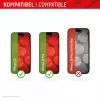 Displex Privātuma ekrāna aizsargs (10H) Apple iPhone 15/15 Pro, EASY-ON® Eco montāžas rāmis, privātuma filtrs