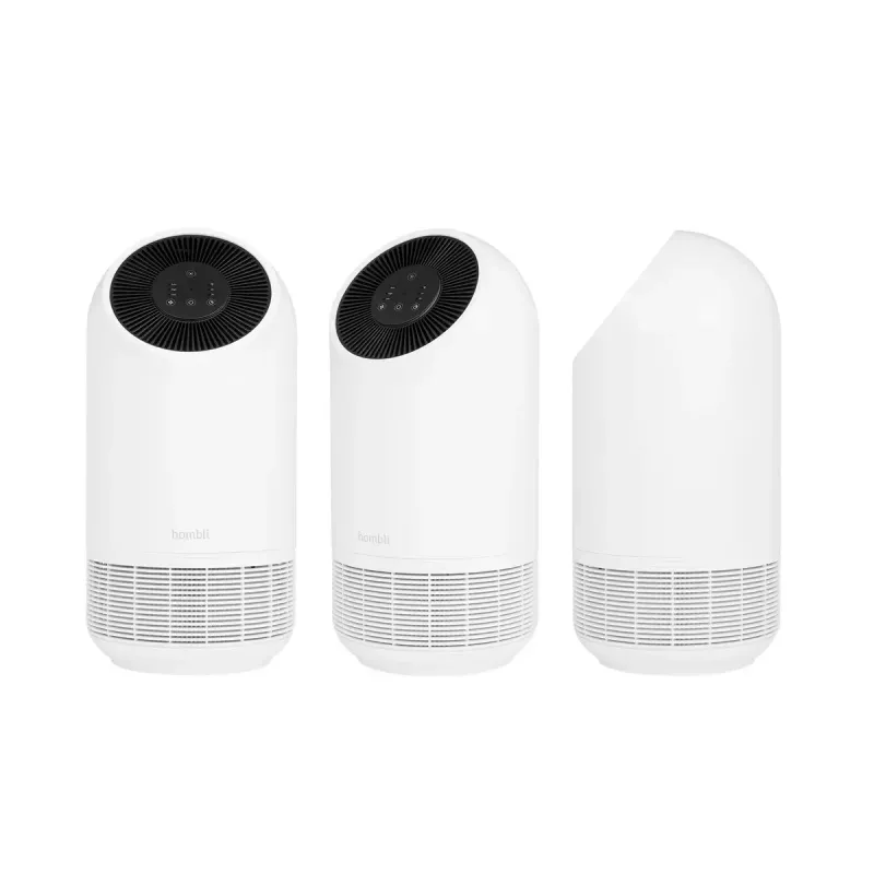 Gaisa attīrītājs Hombli Smart Air Purifier by Avanca International BV, trokšņa līmenis 30 dB, pieejams baltā un melnā krāsā