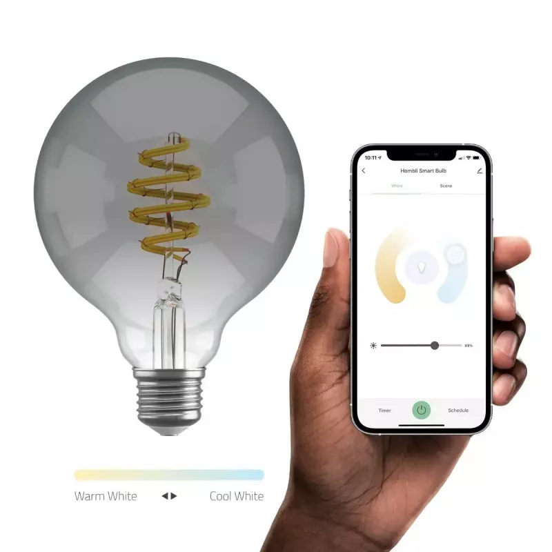 Hombli HBEB-0311 viedais apgaismojums Viedā spuldze Wi-Fi 5,5 W