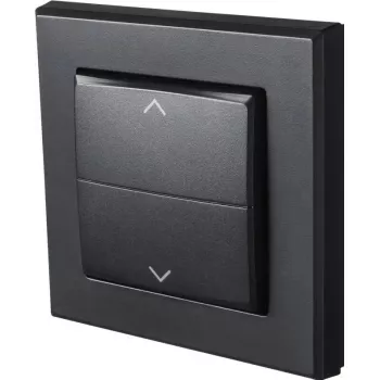 Pārsegs elektriskajam slēdzim Homematic IP 156171A0, pelēks, 86×86×16 mm