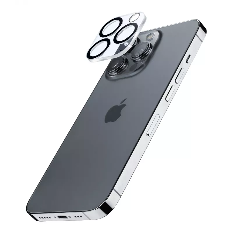 Cellularline kameras objektīva aizsargs - iPhone 15 Pro / 15 Pro Max aizsardzība kamerai