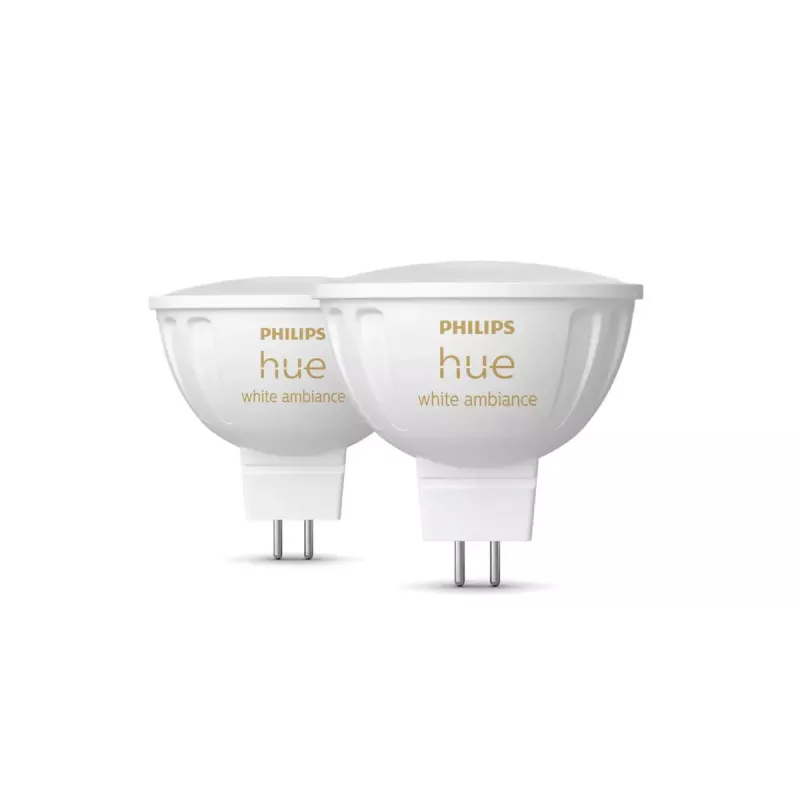 Viedais apgaismojuma prožektors Philips Hue balta ambience MR16, GU53, 5,1 W, Bluetooth/Zigbee