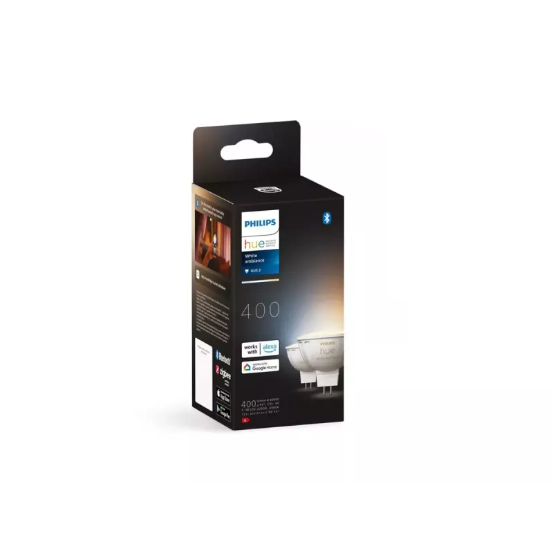 Viedais apgaismojuma prožektors Philips Hue balta ambience MR16, GU53, 5,1 W, Bluetooth/Zigbee