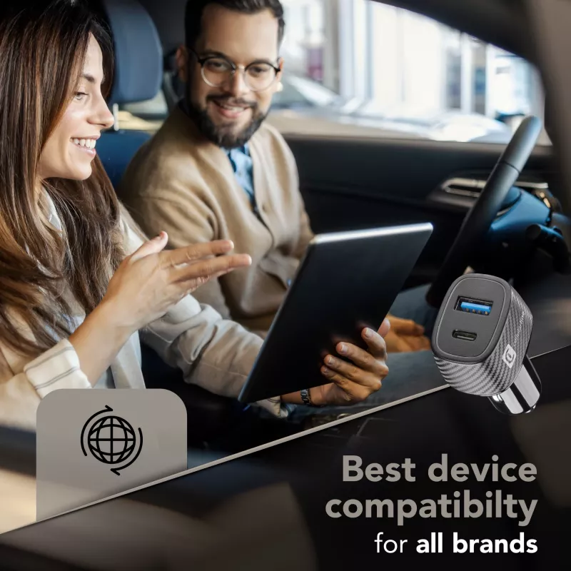 Auto lādētājs Cellularline Multipower Ultra universāls ātrās uzlādes