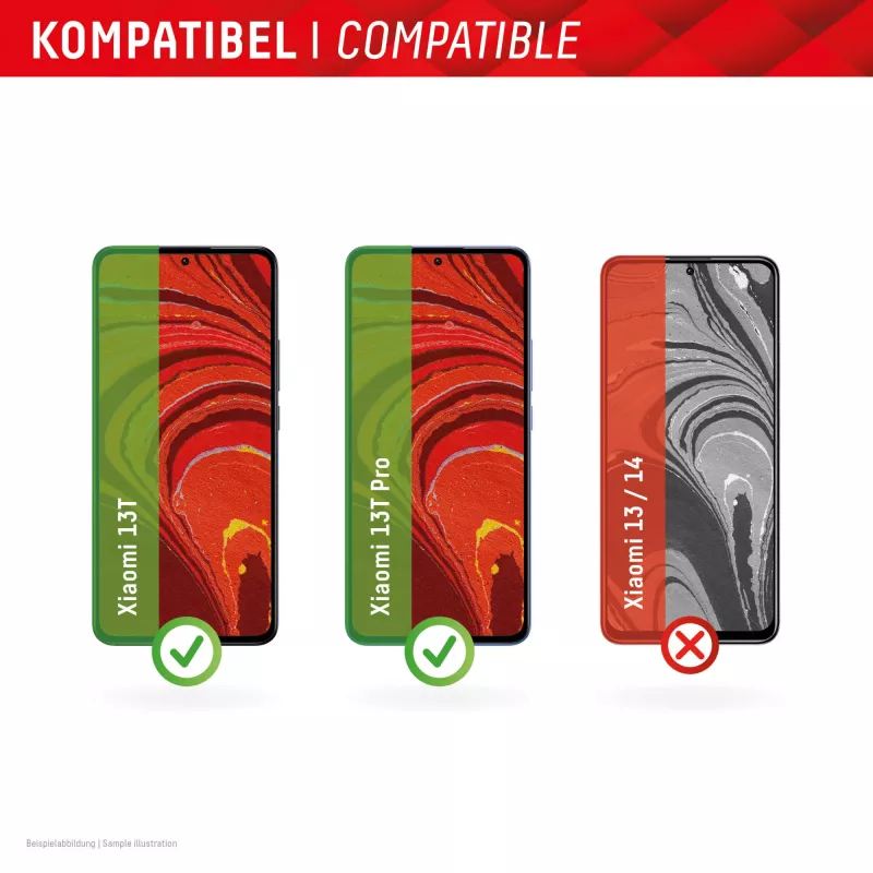 Displex ekrāna aizsargs (10H) Xiaomi 13/13T Pro, Eco montāžas rāmis, izturīgs pret skrāpējumiem