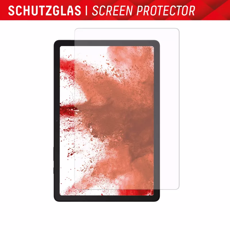 Displex planšetdatora stikls (9H) Samsung Galaxy Tab A11+/A9+, Eco montāžas rāmis, neplīstošs