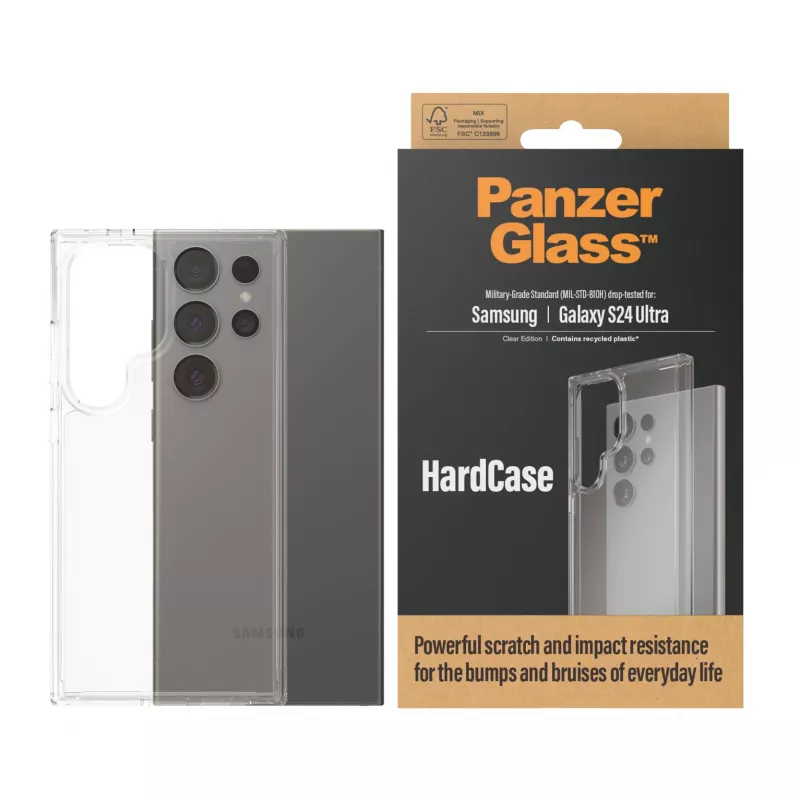 PanzerGlass ® HardCase caurspīdīgs Samsung Galaxy S24 Ultra, vāciņš, Samsung, Samsung - Galaxy S24 Ultra, caurspīdīgs