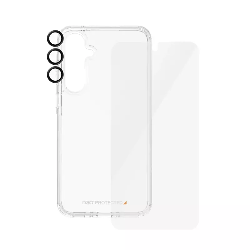 PanzerGlass ® 3-in-1 aizsardzības komplekts Samsung Galaxy A35 5G | Ultra-Wide Fit ar EasyAligner