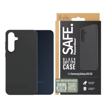 PanzerGlass SAFE. by ® TPU vāciņš Samsung Galaxy A55 5G | Melns