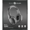 Music Sound Basic Bluetooth on-ear headset with remote control and microphone
