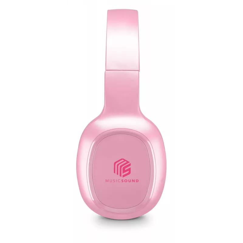 Music Sound Basic Bluetooth on-ear headset ar tālvadības pulti un mikrofonu